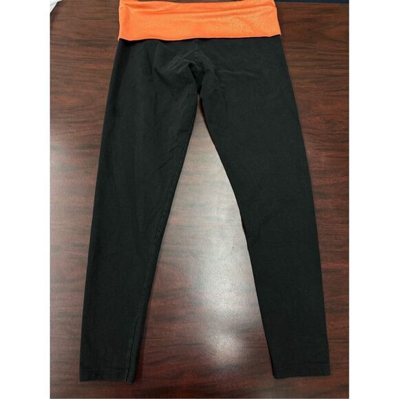 PINK Victoria’s Secret Virginia Tech Foldover Black Yoga Size Medium - Picture 3 of 8